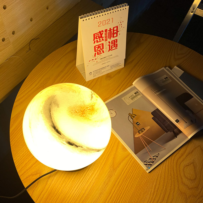 Cetakan 3D Moon Lamp Touch Magnetic Levitation